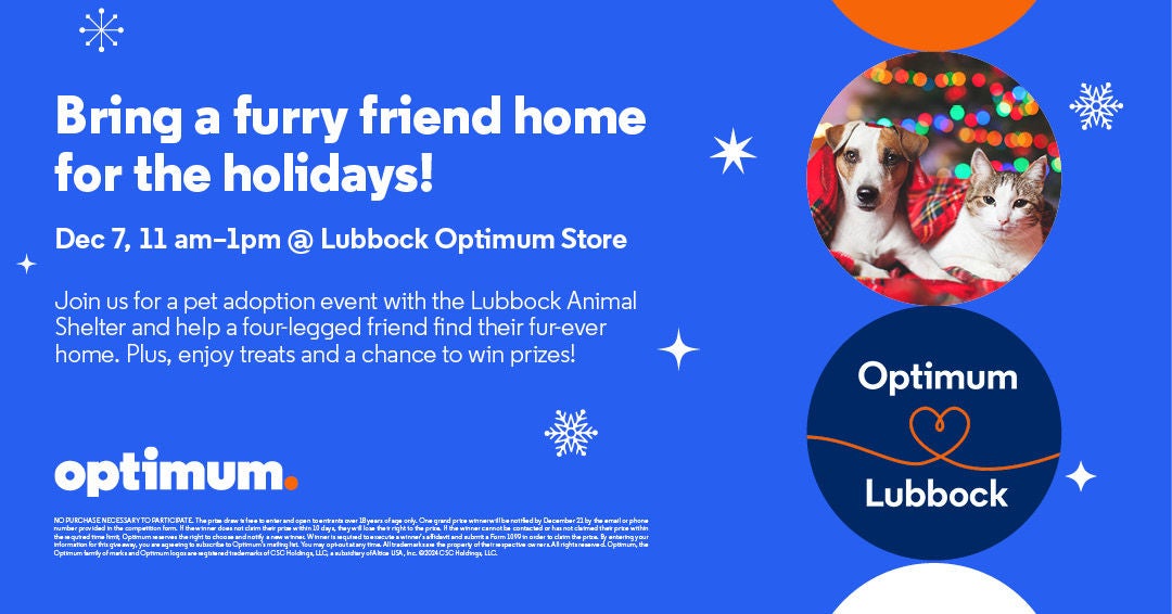 Bring a furry friend home for the holidays! Adopt-A-Pet