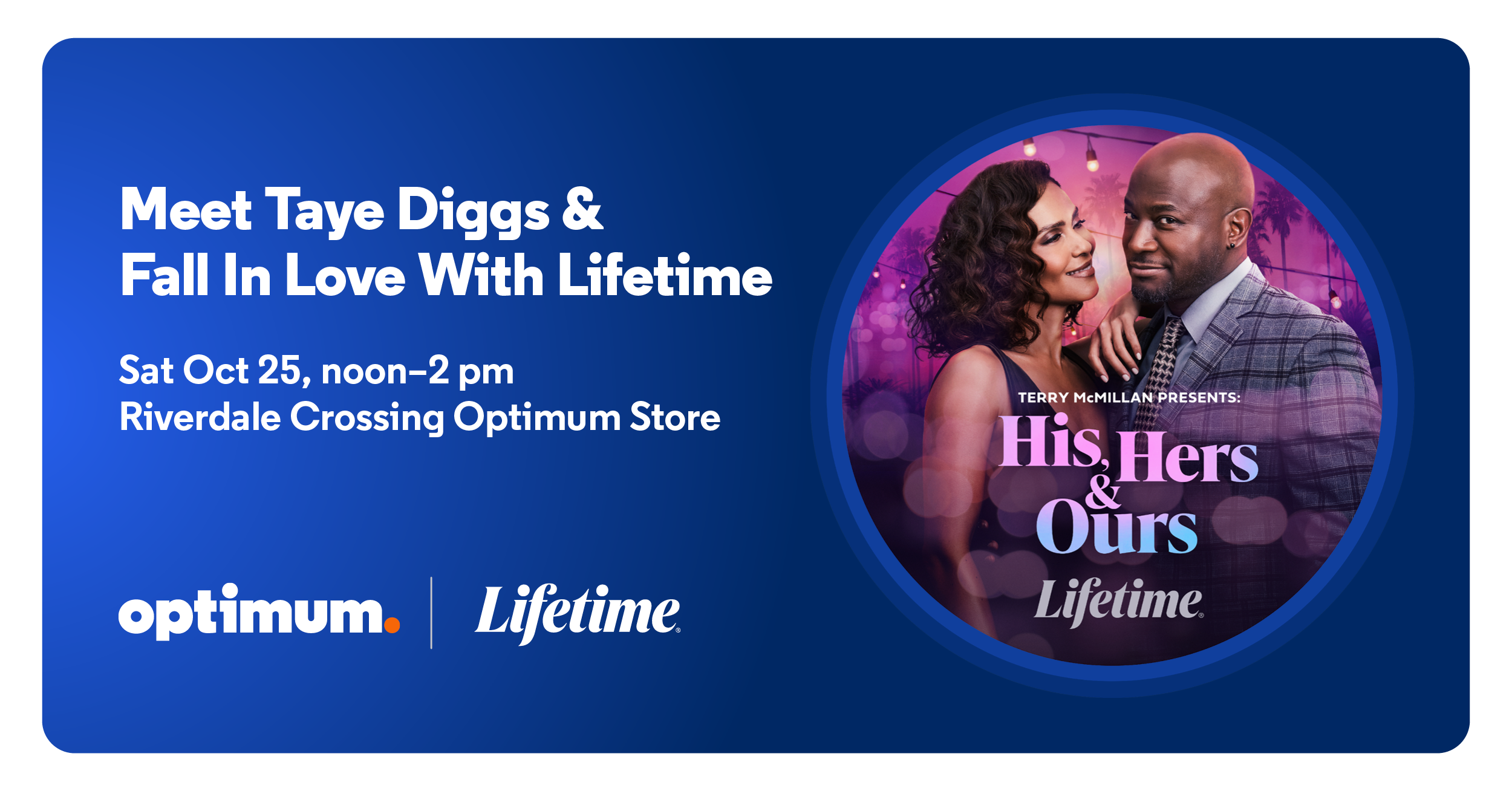 Meet Taye Diggs @ Optimum's Riverdale Crossing
