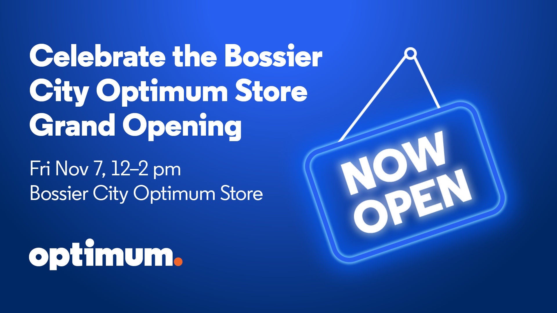 Celebrate the Grand Optimum of Optimum's newest store in Bossier City, LA!